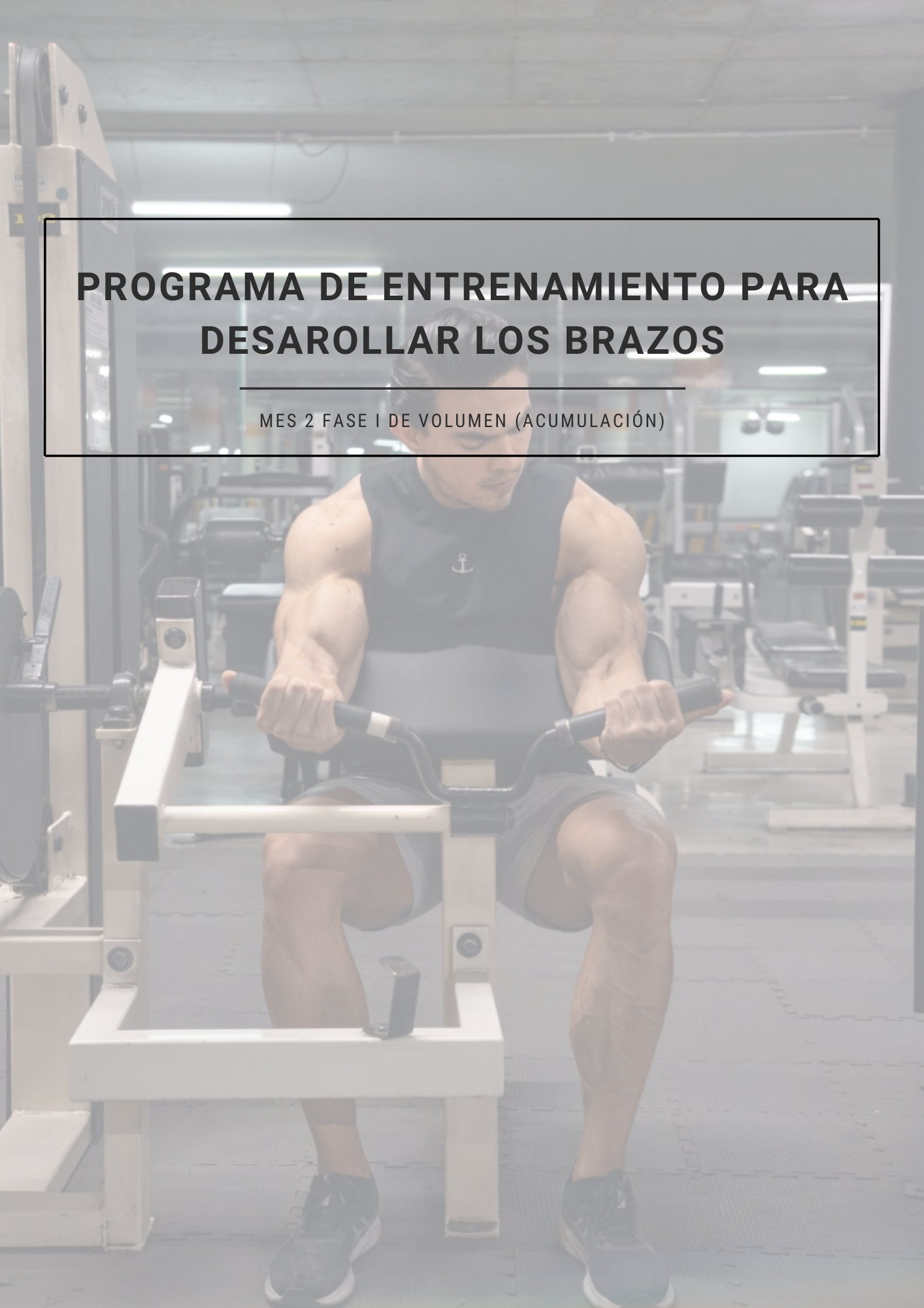 ARMS MASTERY - PROGRAMA DE 12 SEMANAS PARA DESARROLLO DE BRAZOS